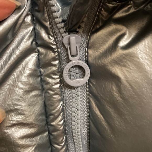 Noize Women's Shiny Gray/SilverPuffer Jacket - Picture 4 of 13